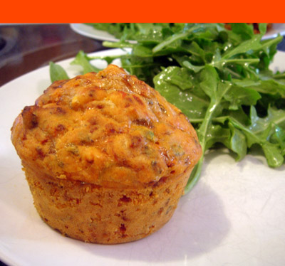 Ham Cheese Cupcakes